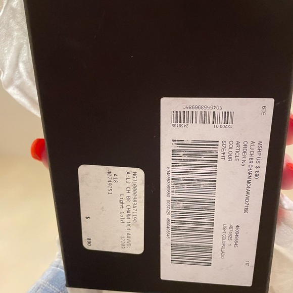 Rare Runway Burberry Chain Bracelet - Picture 5 of 12